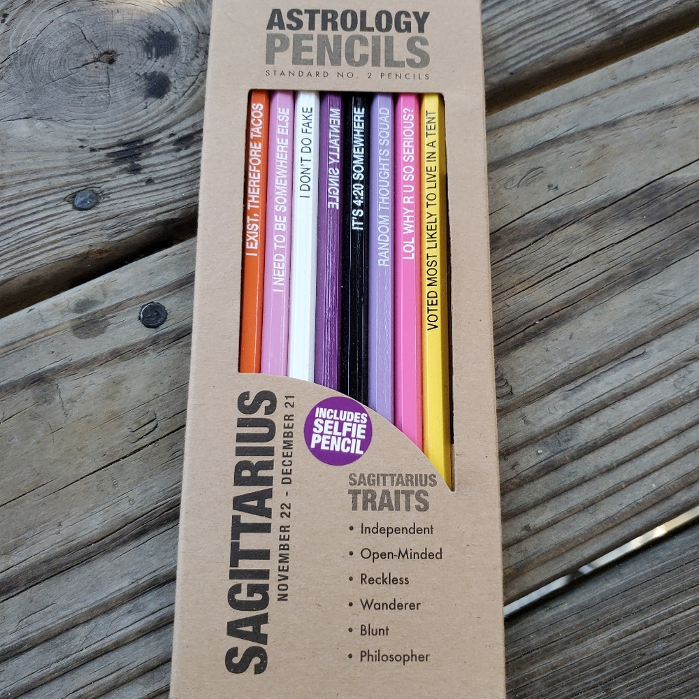 Whiskey river soap co astrology pencils: sagg